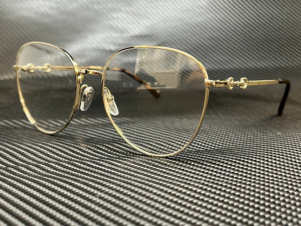 Gucci Women's Gold Round Eyeglasses