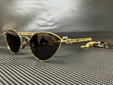 Gucci Women's Gold Cat Eye Sunglasses