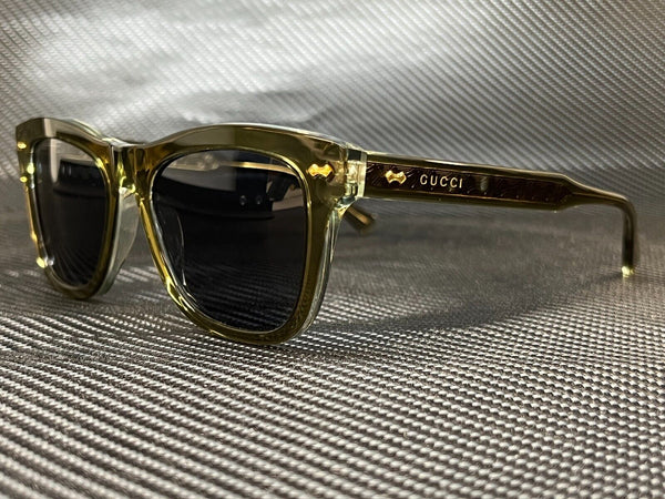 Gucci Men's Green Transparent Sunglasses
