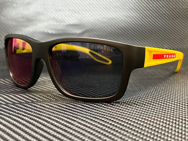 Prada Men's Yellow Pillow Sunglasses