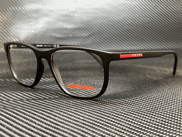 Prada Men's Black Rectangular Eyeglasses