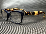 Prada Women's Blue Rectangular Eyeglasses