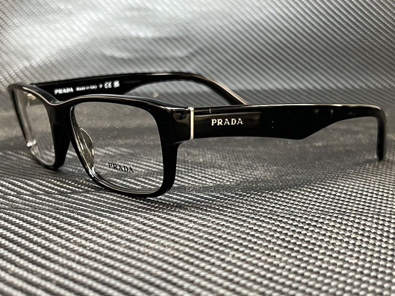 Prada Men's Black Rectangular Eyeglasses