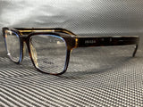 Prada Men's Havana Rectangular Eyeglasses