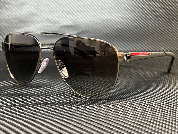 Prada Men's Gunmetal 61mm Sunglasses