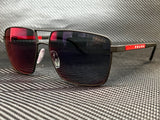 Prada Men's Black Rubber Sunglasses