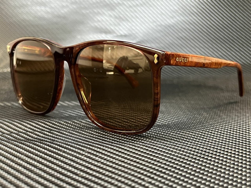 Gucci Men's Brown Square Sunglasses