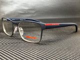 Prada Men's Blue Rectangular Eyeglasses