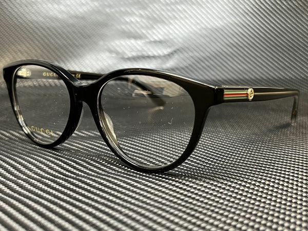 Gucci Women's Black Round Eyeglasses