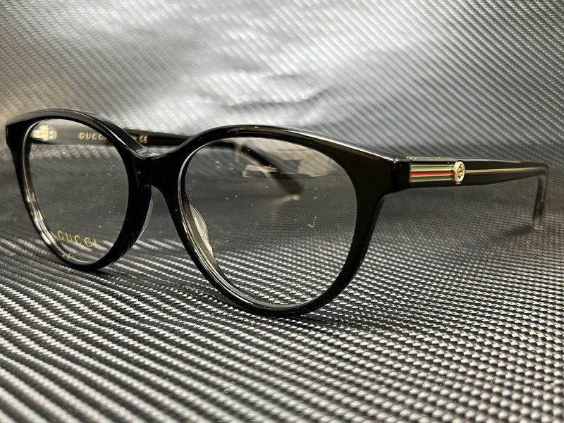 Gucci Women's Black Round Eyeglasses