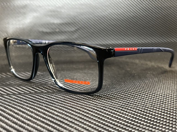 Prada Men's Blue Square Eyeglasses