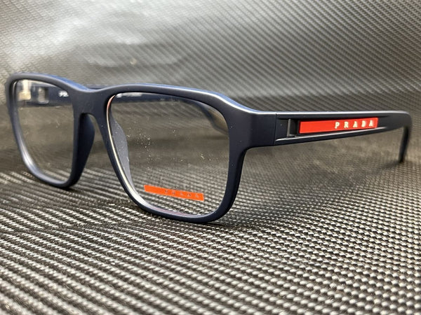 Prada Men's Blue Rubber Eyeglasses