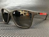 Prada Men's Grey Pillow Sunglasses