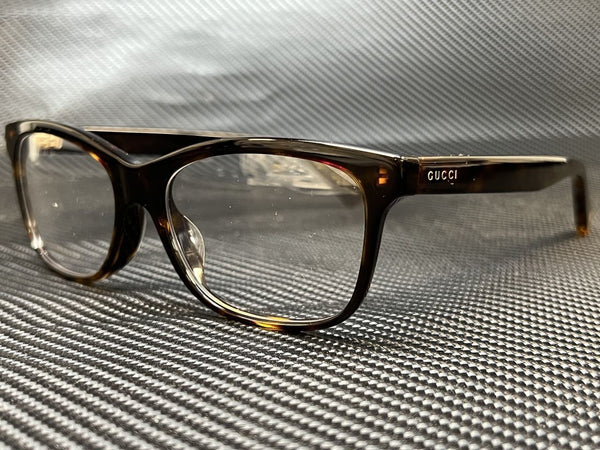 Gucci Women's Havana 55mm Eyeglasses