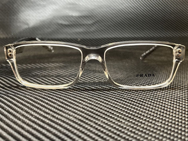 Prada Men's Crystal Rectangular Eyeglasses