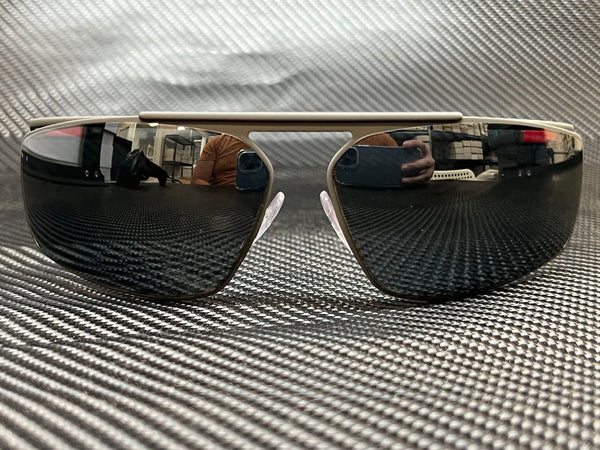 Prada Men's Grey Rectangular Sunglasses