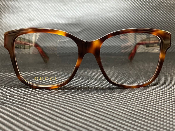 Gucci Women's Havana Square Eyeglasses