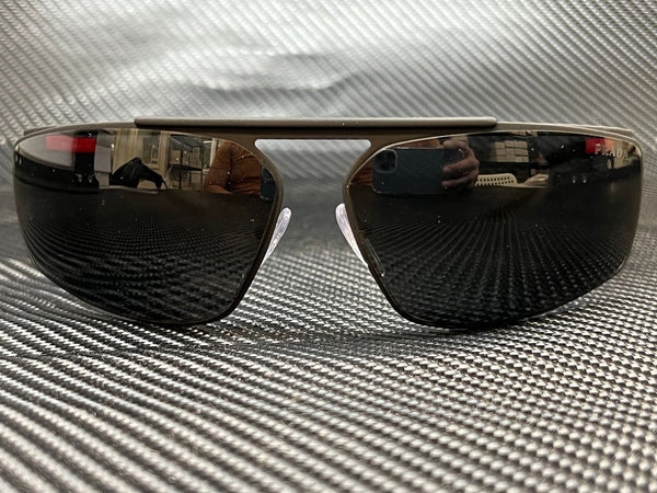 Prada Men's Black Rectangular Sunglasses