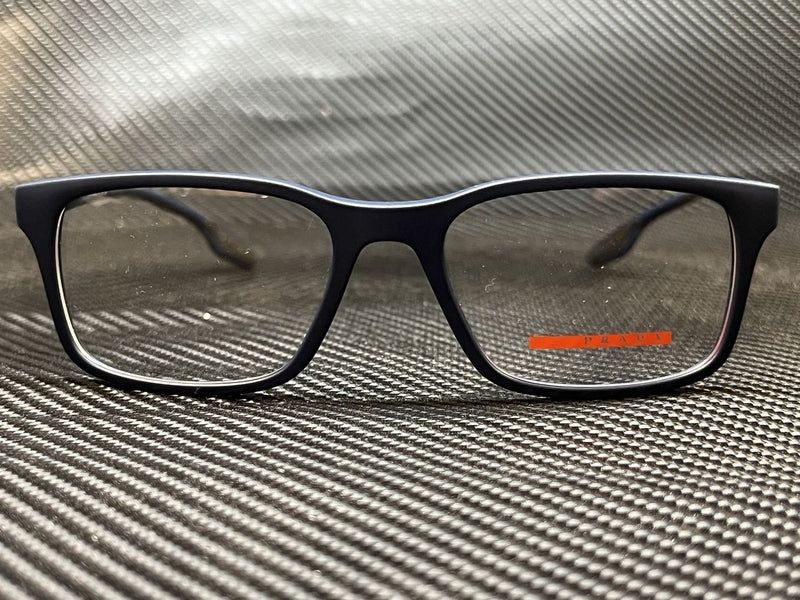 Prada Men's Blue Pillow Eyeglasses