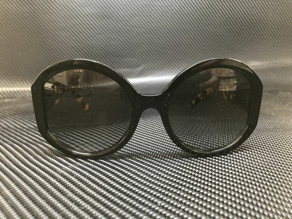 Prada Women's Black Round Sunglasses