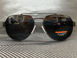 Prada Men's Black Pilot Sunglasses