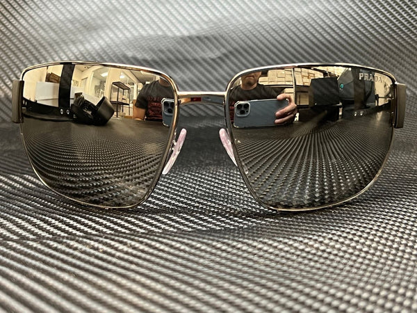 Prada Men's Gunmetal 62mm Sunglasses