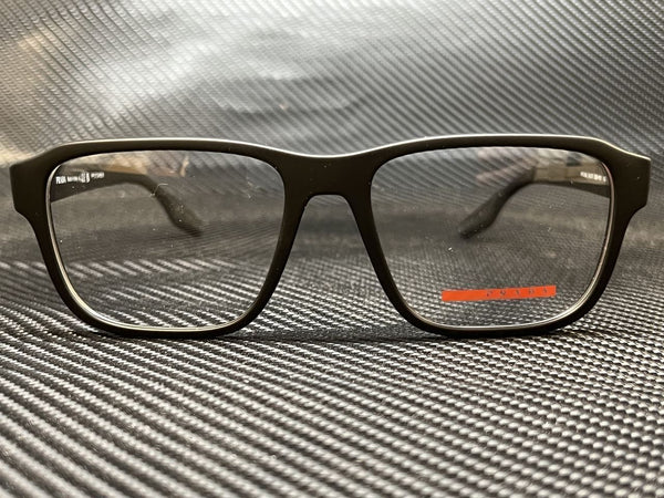 Prada Men's Black Pillow Eyeglasses