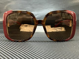 Gucci Women's Burgundy Square Sunglasses