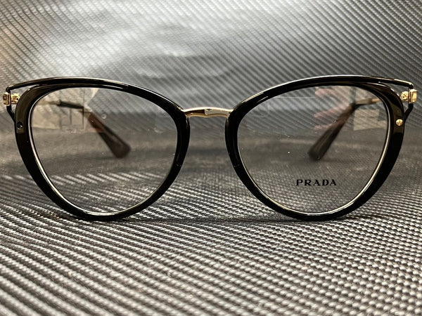 Prada Men's Havana Rectangular Eyeglasses