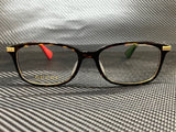 Gucci Women's Black Rectangular Eyeglasses