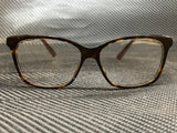 Gucci Women's Havana Square Eyeglasses