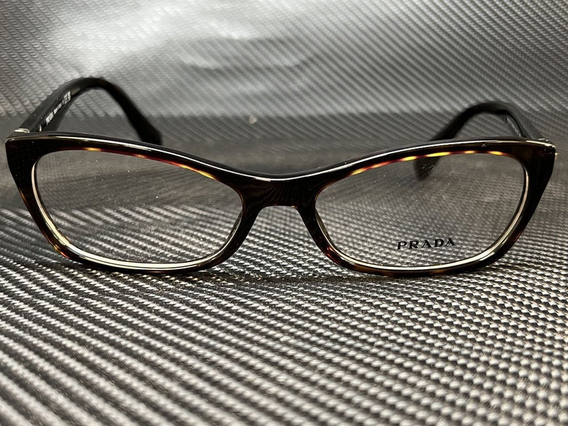 Prada Women's Havana Cat Eye Eyeglasses