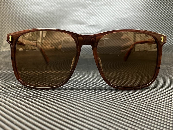 Gucci Men's Brown Square Sunglasses