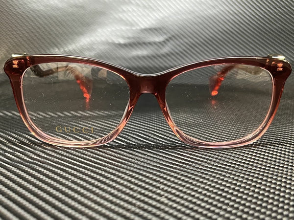 Gucci Women's Burgundy Cat Eye Eyeglasses