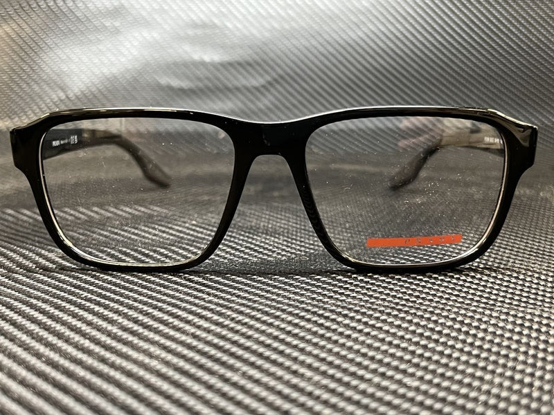 Prada Men's Black Pillow Eyeglasses