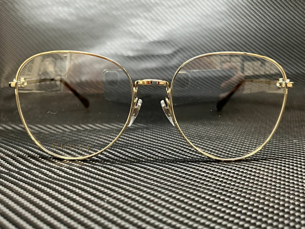 Gucci Women's Gold Round Eyeglasses