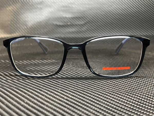 Prada Men's Blue Rectangular Eyeglasses