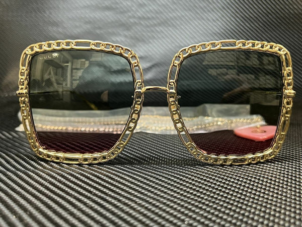 Gucci Women's Gold Square Sunglasses