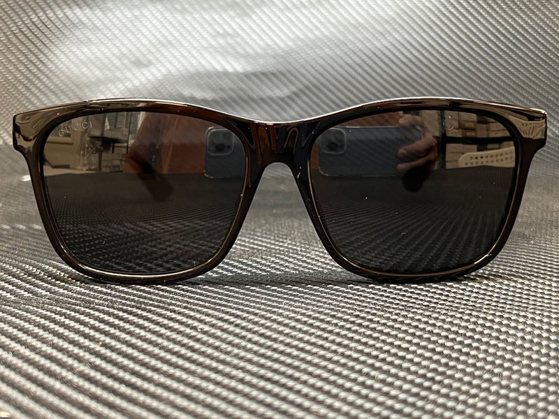 Gucci Men's Black 57mm Sunglasses