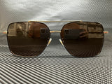 Gucci Men's Gold Square Sunglasses