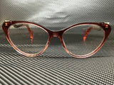 Gucci Women's Burgundy Cat Eye Eyeglasses