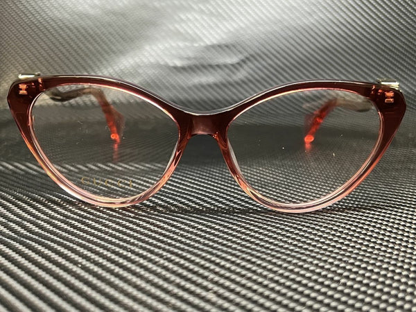 Gucci Women's Burgundy Cat Eye Eyeglasses