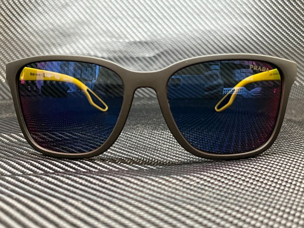 Prada Men's Black Rubber Sunglasses