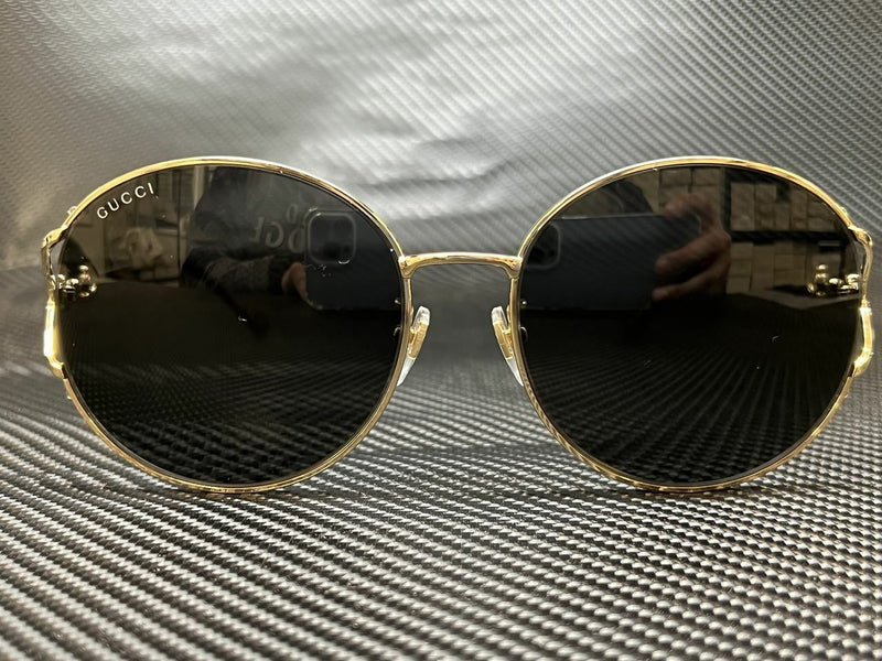 Gucci Women's Gold Round Sunglasses
