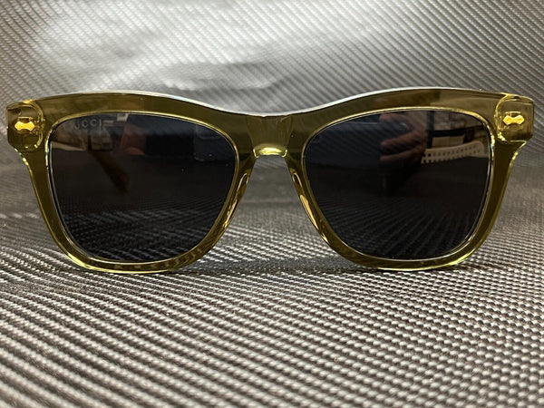 Gucci Men's Green Transparent Sunglasses