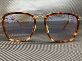 Gucci Men's Havana Square Eyeglasses