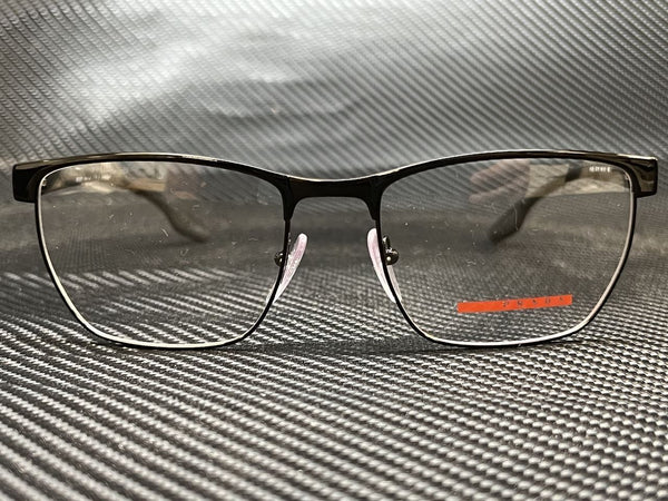 Prada Men's Black Square Eyeglasses