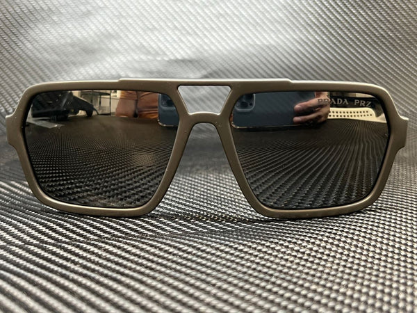 Prada Men's Black Rubber Sunglasses