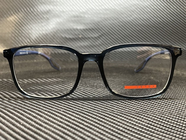 Prada Men's Blue Pillow Eyeglasses