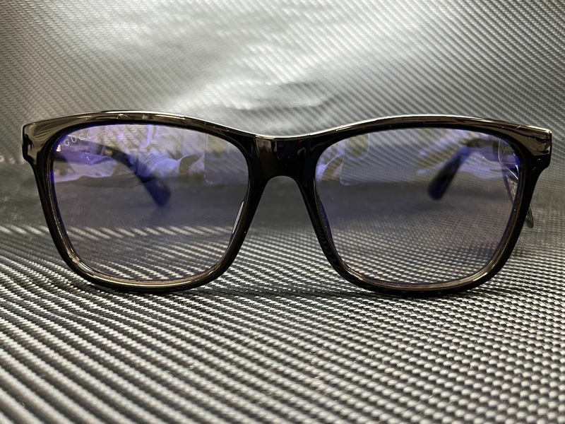 Gucci Men's Black Square Eyeglasses